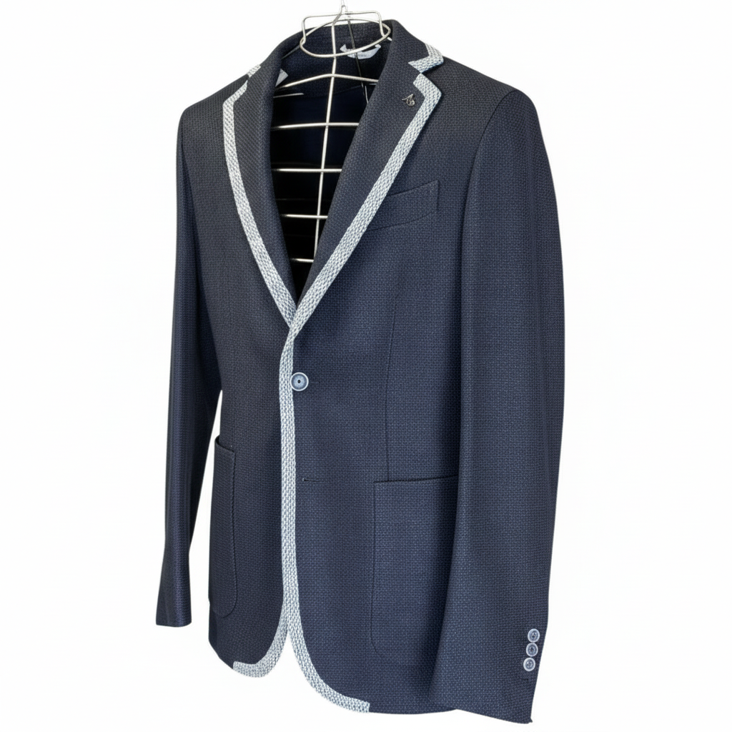 Giacca con profilo a contrasto