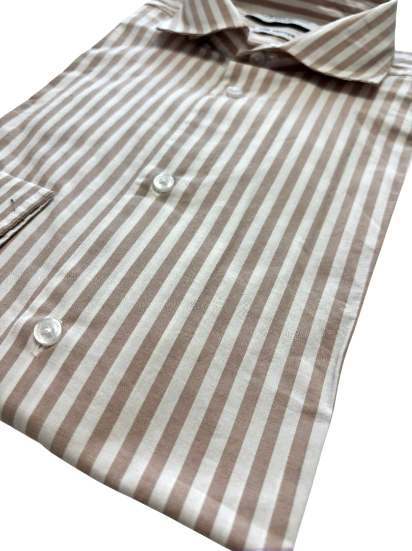 Camicia slim fit con motivo a righe HAMAKI-HO