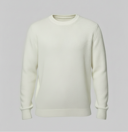 Maglia Giro Collo Micro Trama