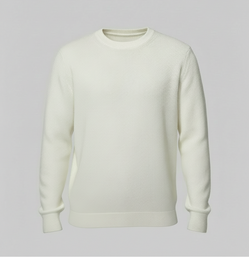 Maglia Giro Collo Micro Trama