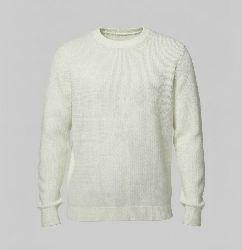 Maglia Giro Collo Micro Trama