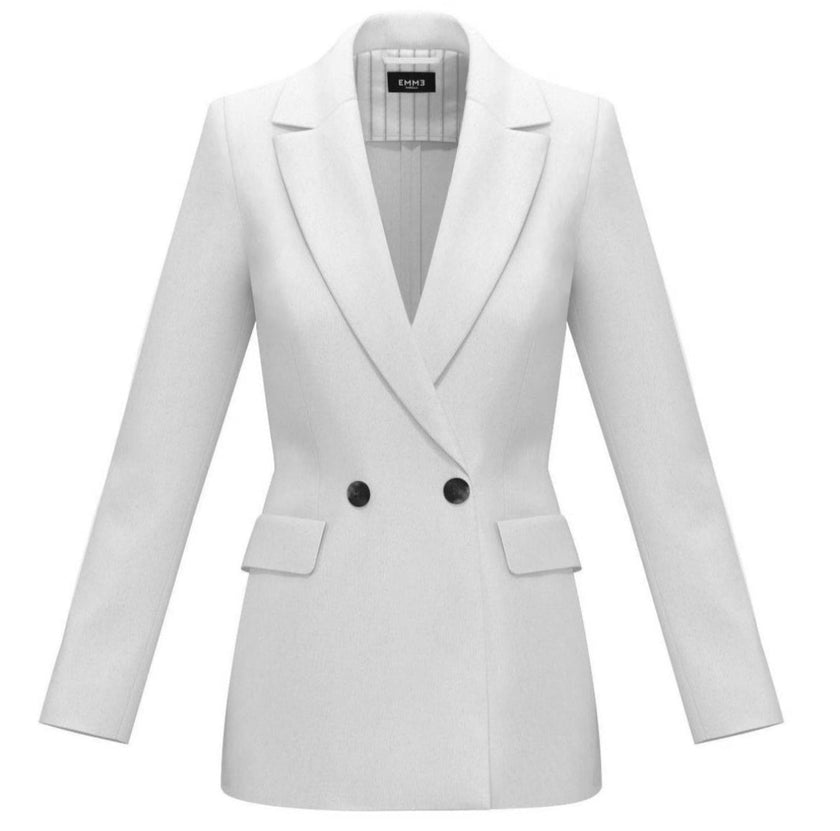 Giacca Doppiopetto con Due Bottoni e Rever Classico EMME MARELLA