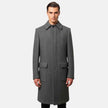 Cappotto Monopetto T618M5994206 in Lana spigato