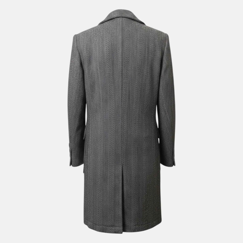 Cappotto Monopetto T618M5994206 in Lana spigato