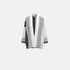 CARDIGAN APERTO EMMGELA IN LUREX E LINO