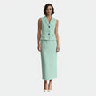 COMPLETO GEW070 GILET CON GONNA LONGUETTE