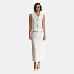 COMPLETO GEW070 GILET CON GONNA LONGUETTE
