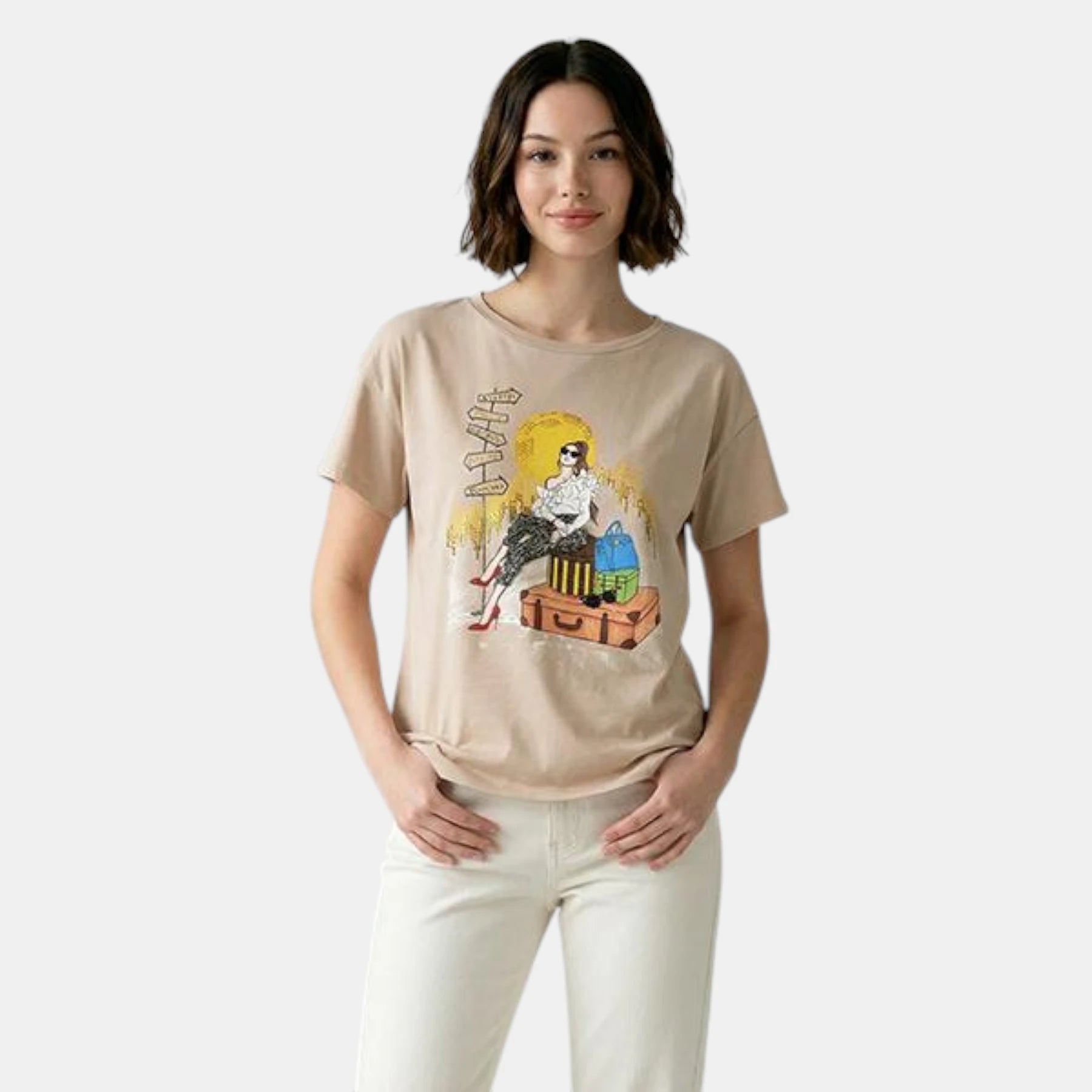T-SHIRT GEZ580 CON DISEGNO