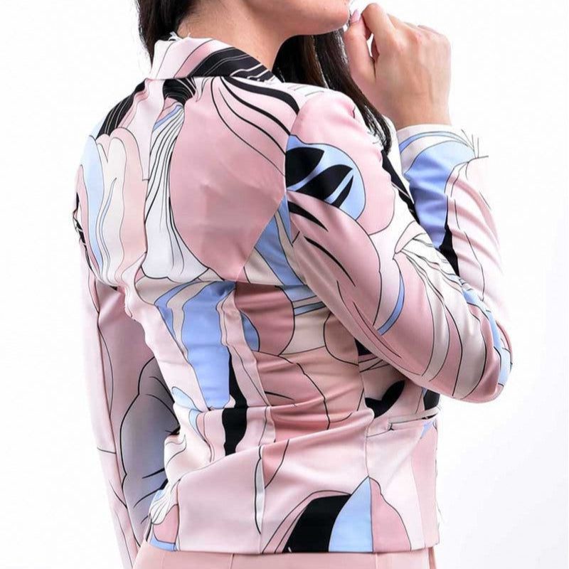 Giacca 2 bottoni a fantasia GIULIA VALLI