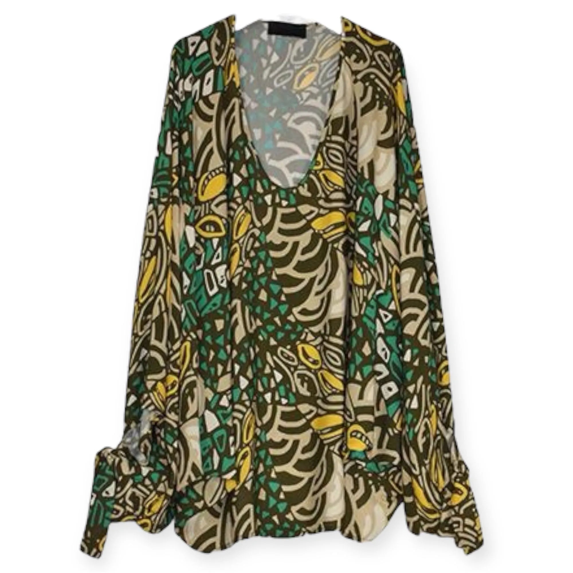 Blusa a fantasia con scollo ampio GIULIA VALLI