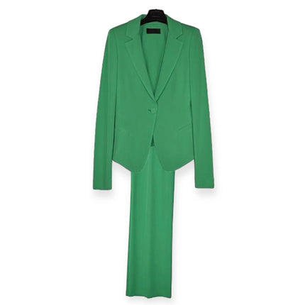 Tailleur con giacca taglio classico con collo a rever DE LAURENTIIS