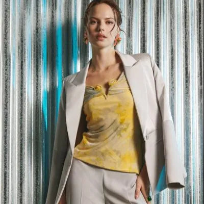 Top con Plissée a Fantasia Unica GIULIA VALLI