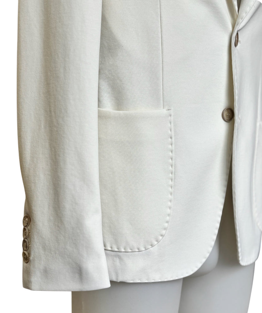 Giacca Slim Doppio Bottone con Tasca a Toppa e Rever Classico BERNESE