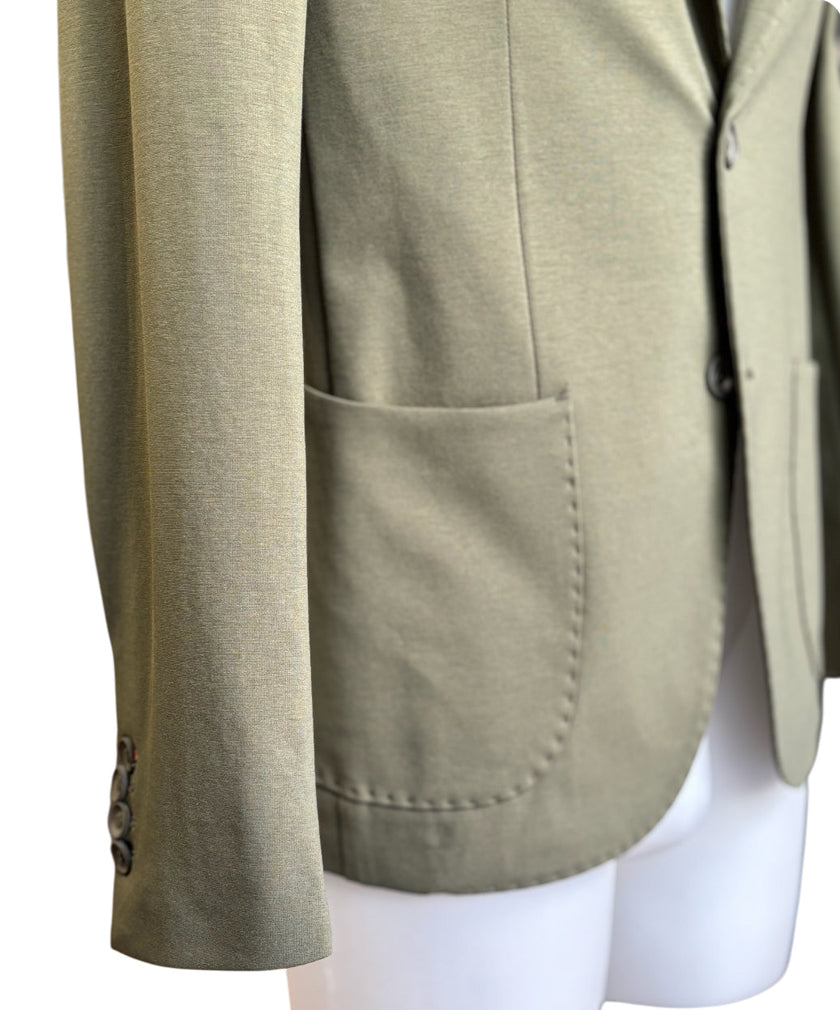 Giacca Slim Doppio Bottone con Tasca a Toppa e Rever Classico BERNESE