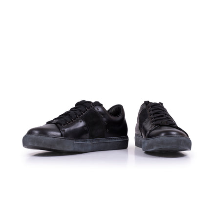 Sneakers G235 in pelle e camoscio con logo
