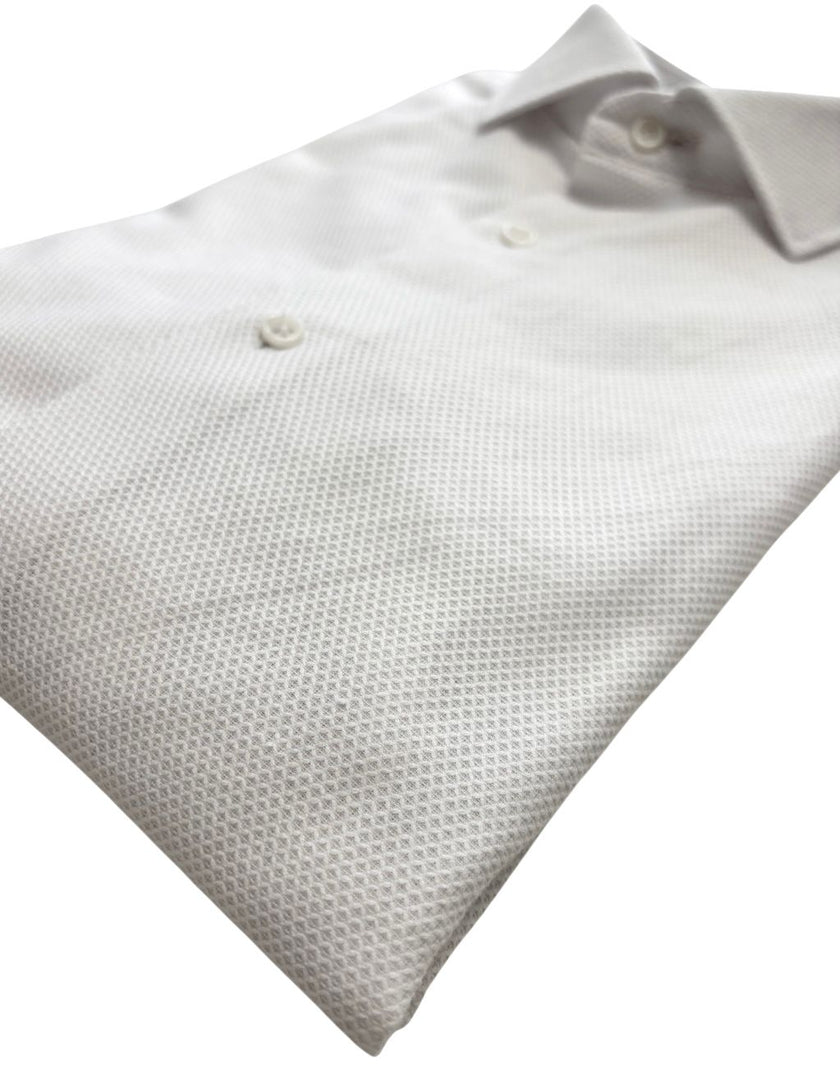 Camicia regular con trama tono su tono VENEZIANO 1973