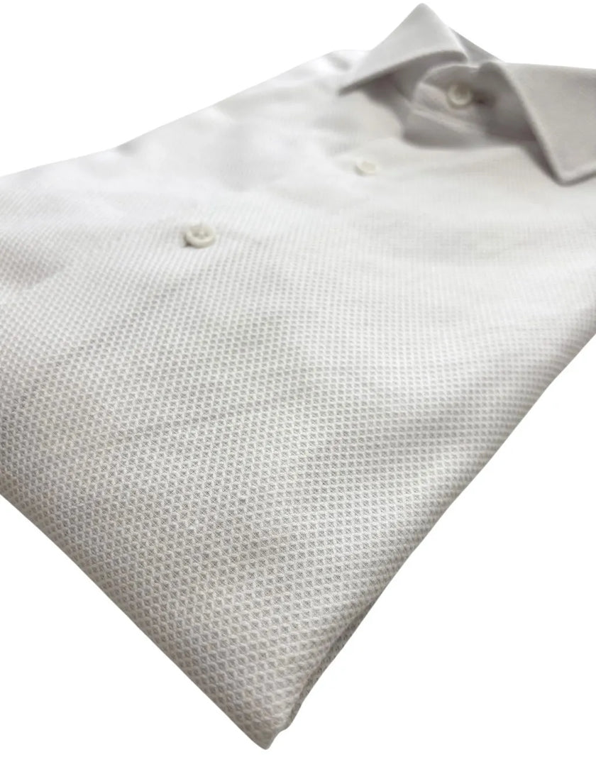 Camicia regular con trama tono su tono VENEZIANO 1973