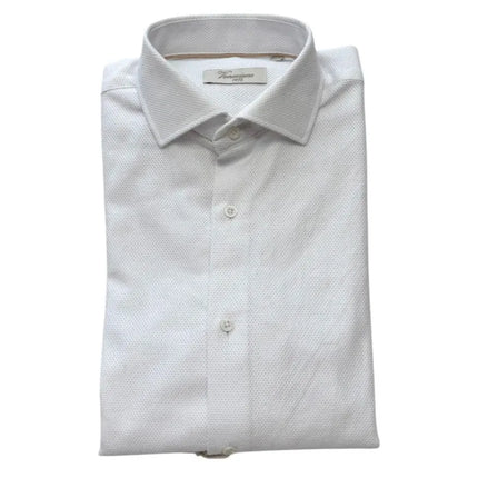 Camicia regular con trama tono su tono VENEZIANO 1973