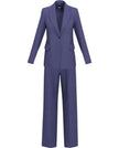 Tailleur con Giacca Monobottone Regular e Pantalone Ampio con Pence EMME MARELLA