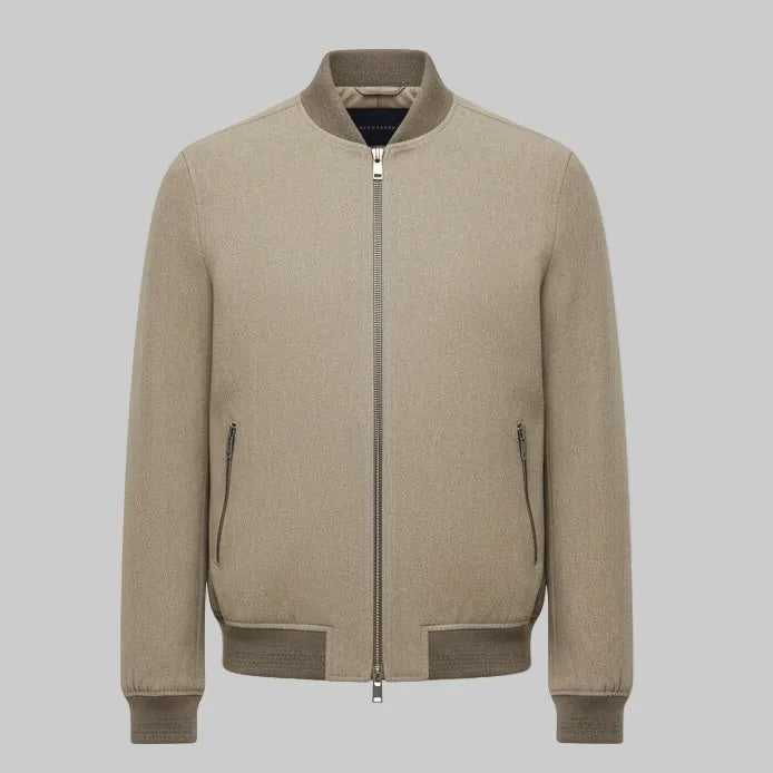 Giubbotto modello bomber in camoscio