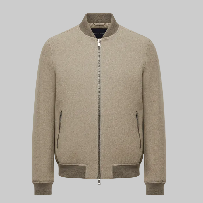 Giubbotto modello bomber in camoscio