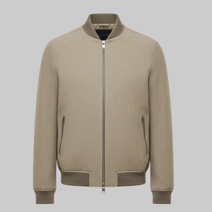 Giubbotto modello bomber in camoscio