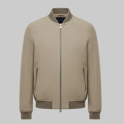 Giubbotto modello bomber in camoscio