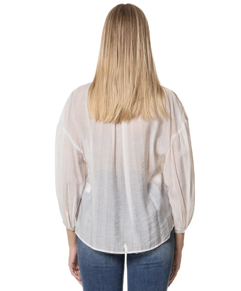 Camicia con Manica a Pipistrello e Contrasti HAPPY25