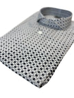 Camicia I181580 con collo piccolo e fantasia BOTTEGA ARTIGIANA