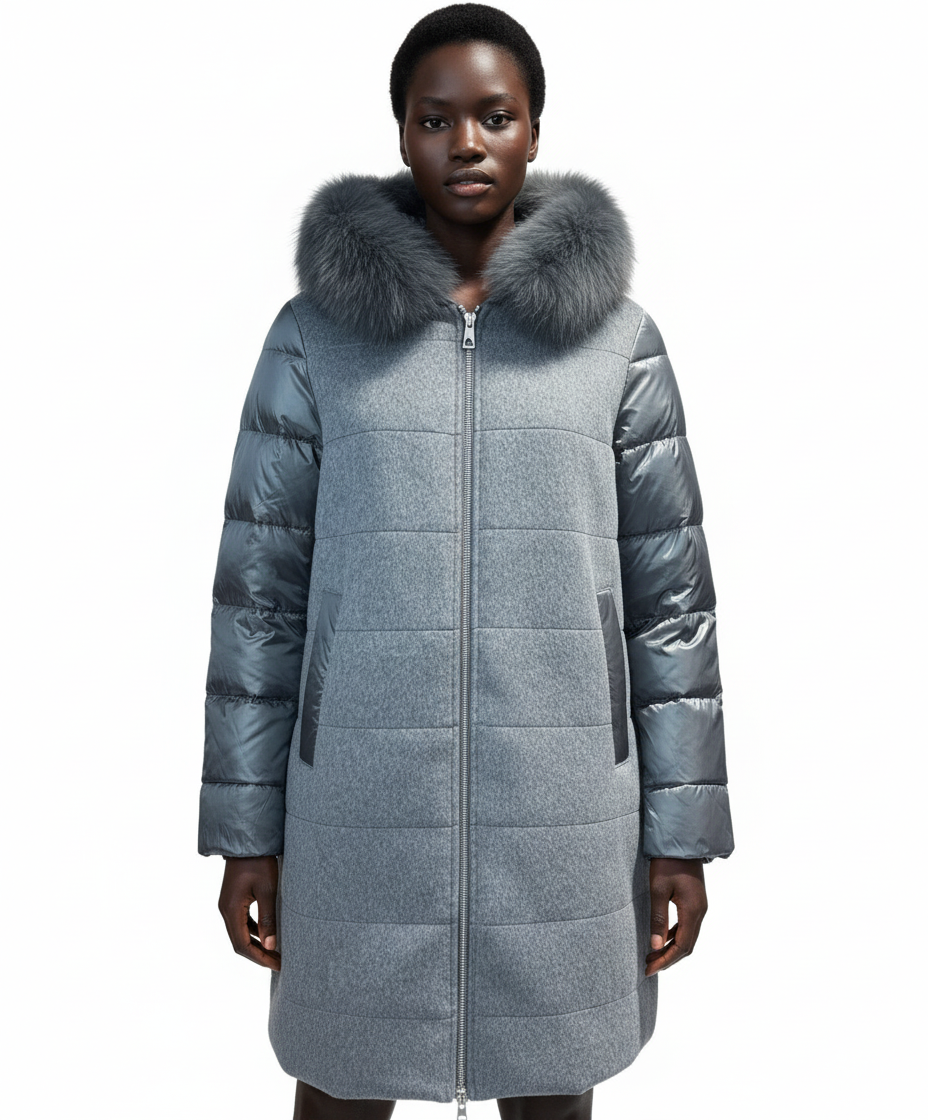 Piumino in Piuma D'oca con Cappuccio