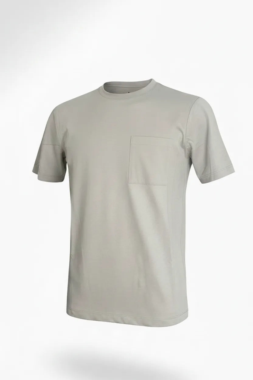T-SHIRT ELASTICIZZATA TE 299H CON TASCHINO