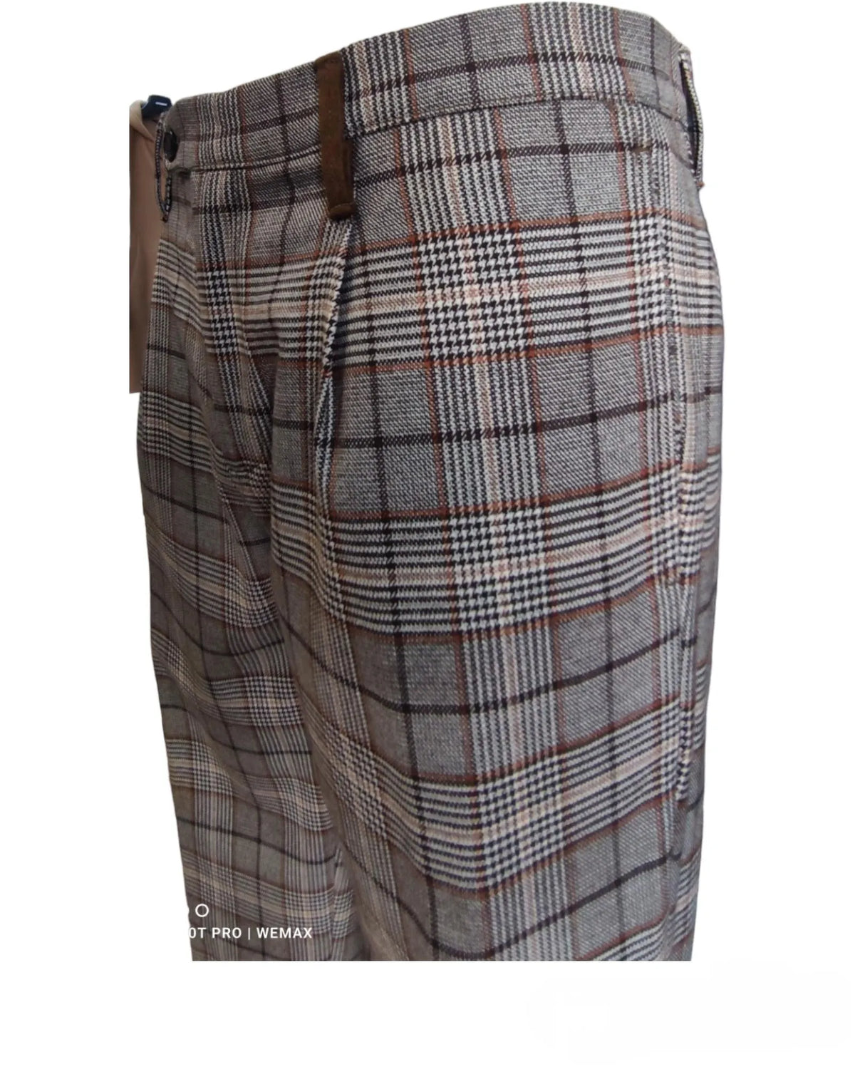 Pantalone 2410R Tasche Filo a Quadri ALTATENSIONE — vista aggiuntiva 2 | WEMAX
