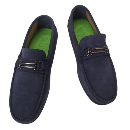 Mocassino M980 in camoscio fondo barca