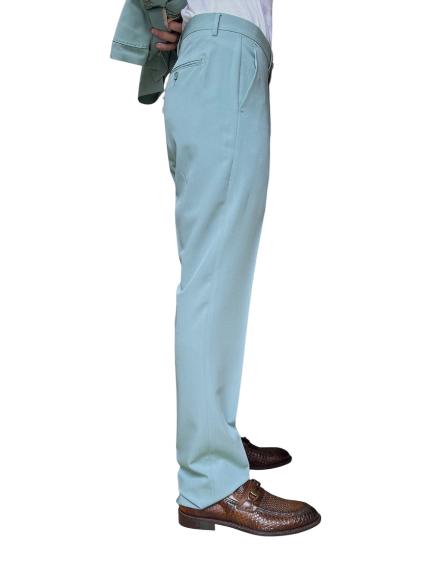 Abito GI2507 2bottoni tasche a top, pantalone vestibilità regolare