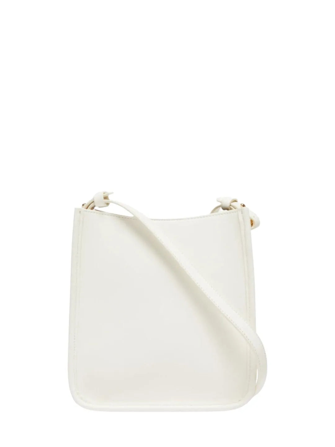 Borsa REALE in pelle modello shopper EMME MARELLA, Bianco — vista frontale | WEMAX