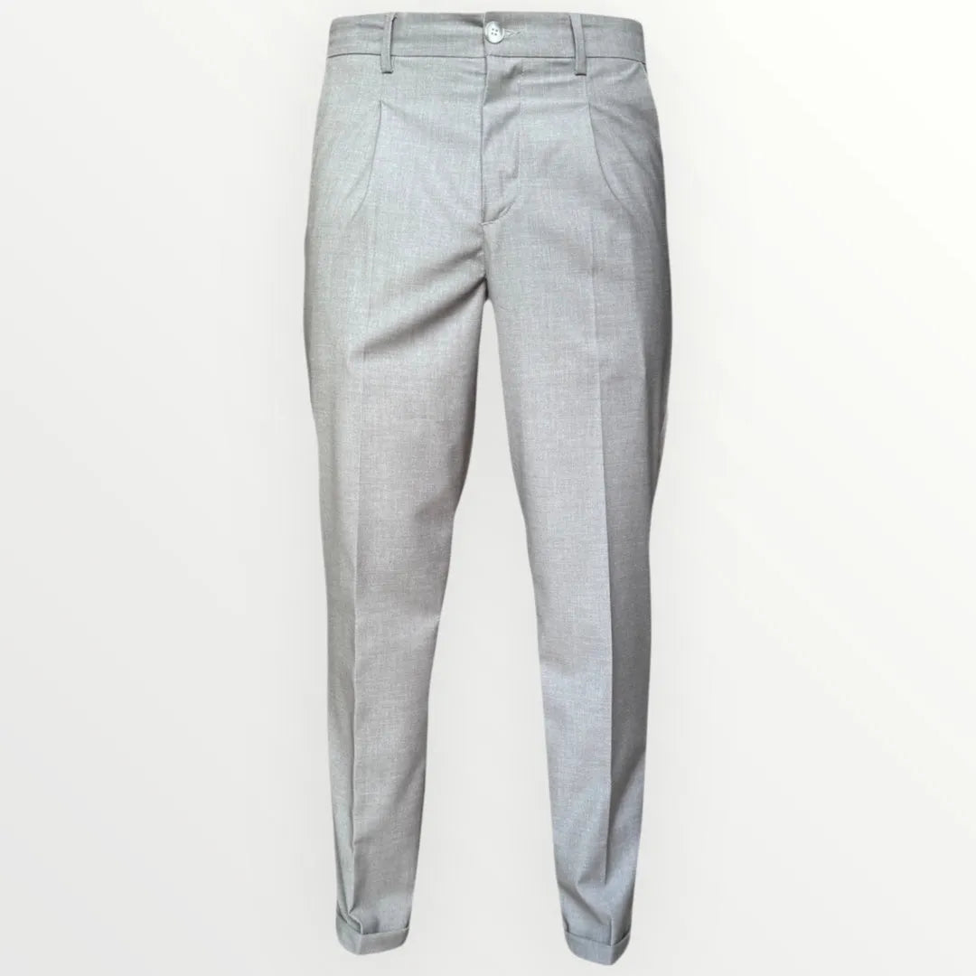 Pantalone con pence e risvolto ELIO SANTINI