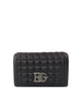 Borsa in pelle trapuntata con chiusura cluch e doppia tracolla BLUGIRL