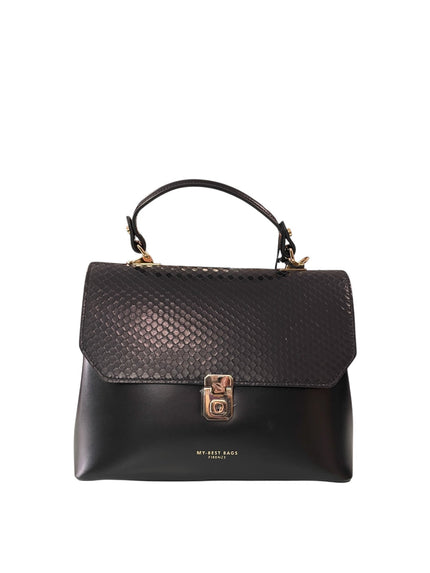 Borsa in pelle con chiusura clutch MY BEST BAGS