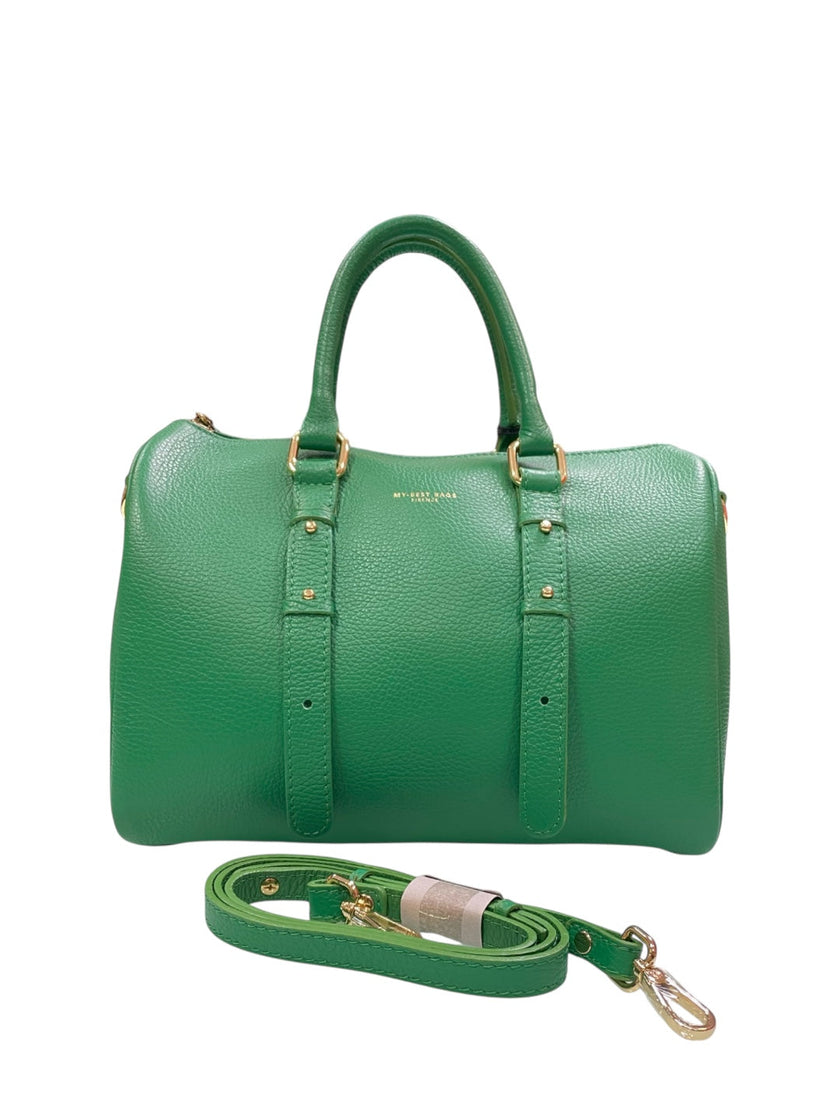 Borsa modello bauletto con doppio manico e tracolla MY BEST BAGS