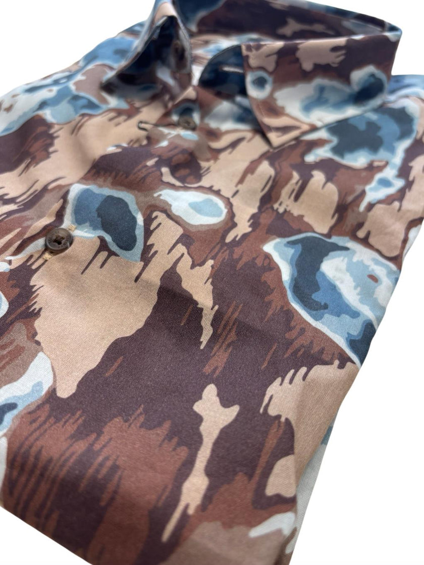 Camicia fantasia a manica corta SSEINSE