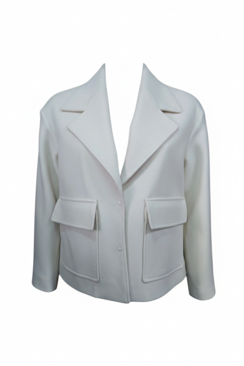 Giubbino In Panno Lana Over Fit