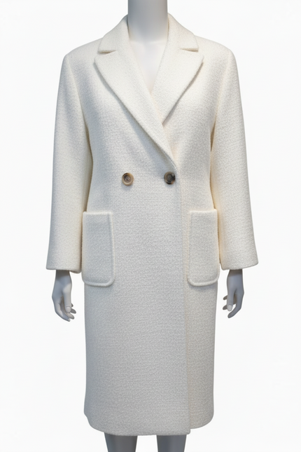Cappotto Lungo Doppio Petto Due Bottoni