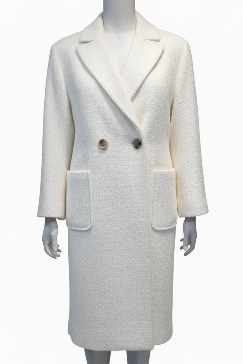 Cappotto Lungo Doppio Petto Due Bottoni