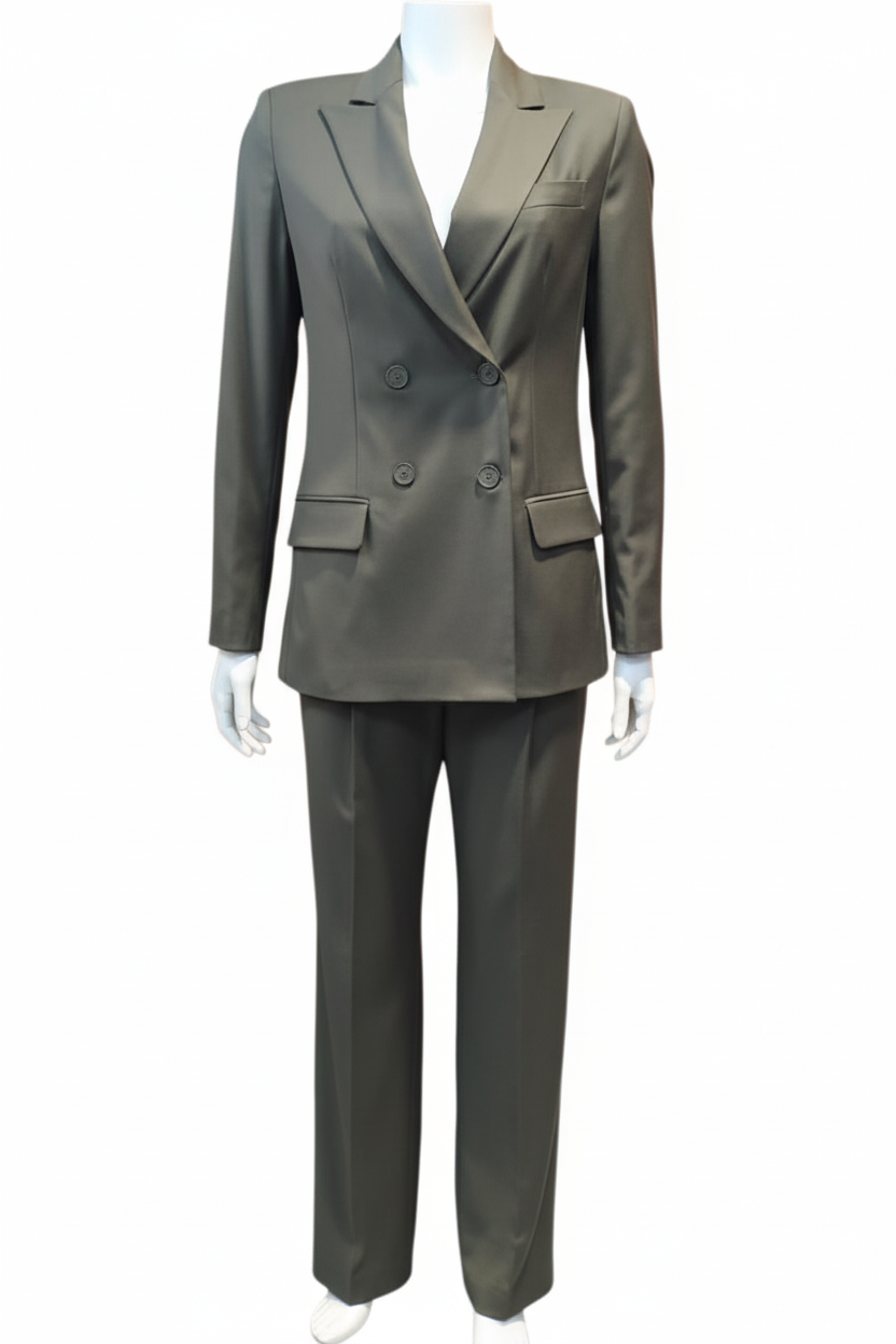 Giacca Doppio Petto con Rever a Lancia