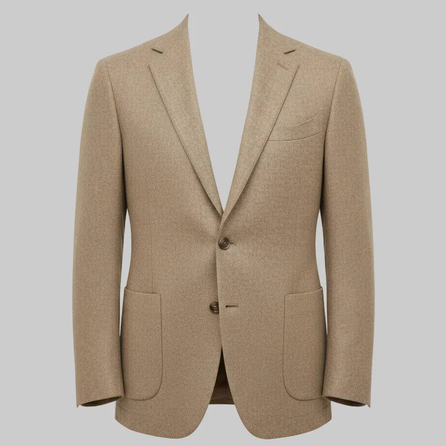 Giacca 93161 Slim 2 Bottoni Tessuto Diagonale