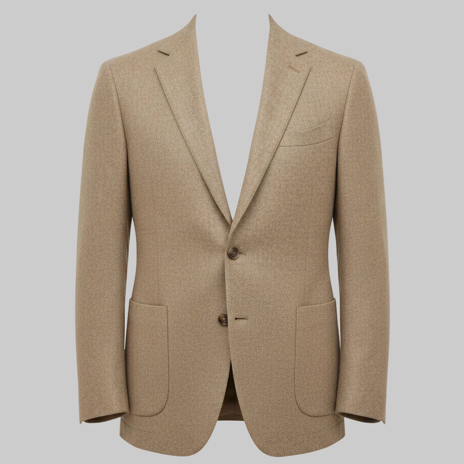 Giacca 93161 Slim 2 Bottoni Tessuto Diagonale