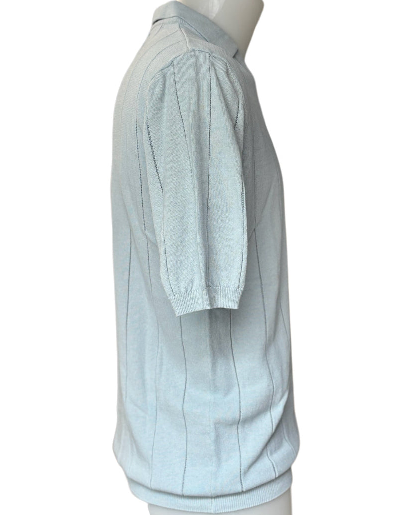 Maglia a Costine con Scollo a V ANIMA