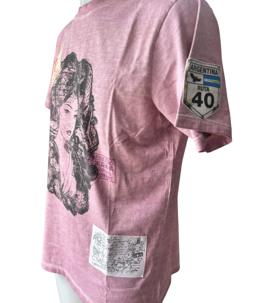 T-Shirt Over con Stampe ANIMA