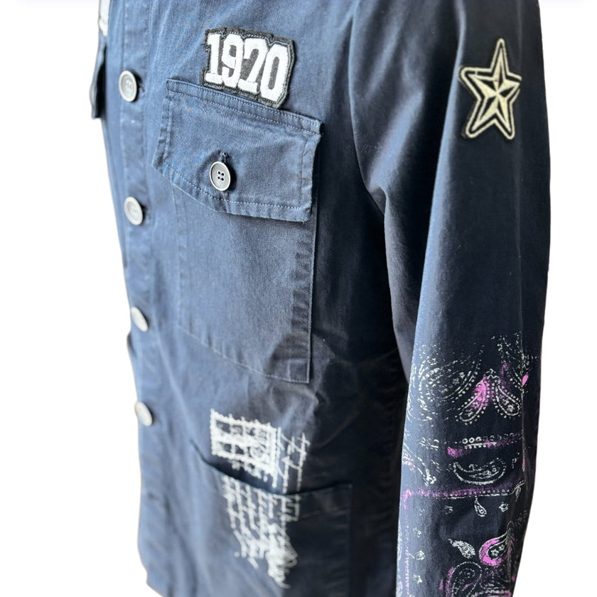 Giacca Sahariana con Tasche a Toppe e Taschini al Petto ANIMA