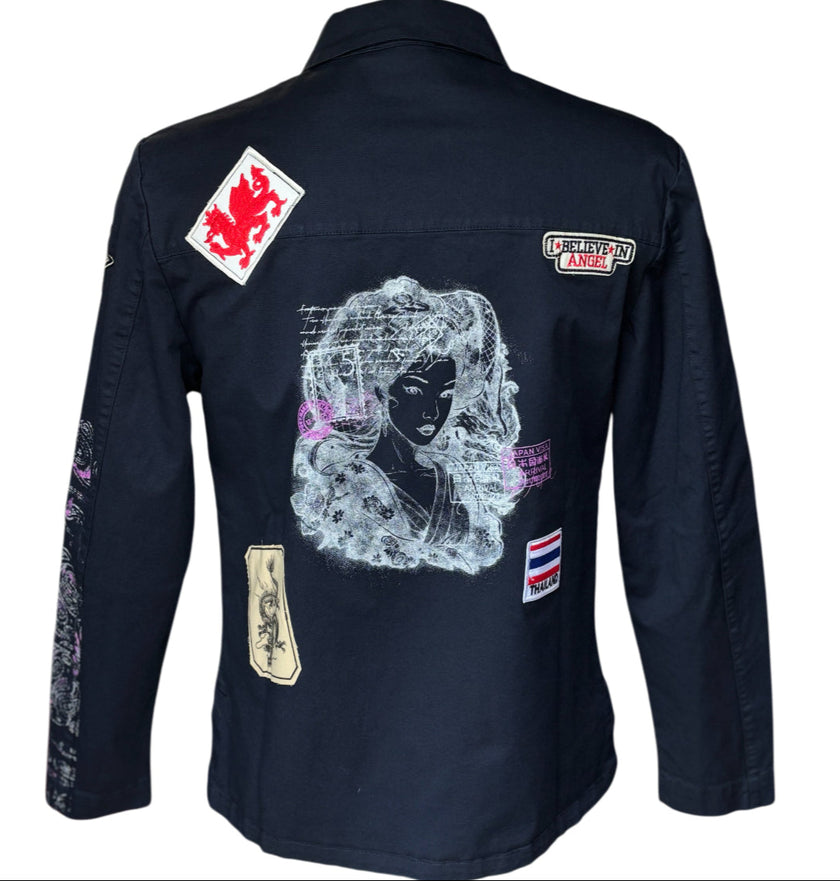 Giacca Sahariana con Tasche a Toppe e Taschini al Petto ANIMA